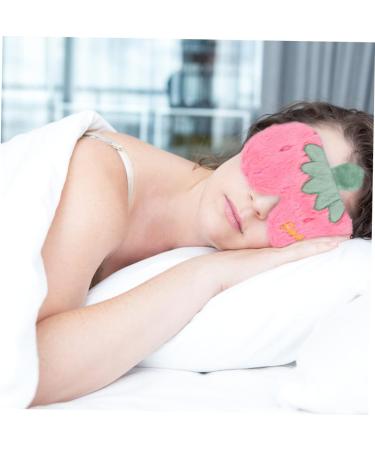 Mobestech 1 Pc Fruit Series Ice Compress Compress Plush Eye Mask Plush Sleeping Blindfold Eye for Sleeping Fake Plush Sleep Eyeshadow Cartoon Blindfold Cute Face Mask Girl 18X13X05cm Pink - Buy Online on GoSupps.com