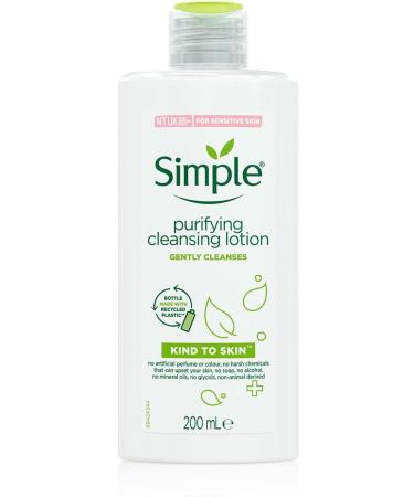 Simple Set of 6 Kind To Skin Purifying Cleansing Lotion 200 ml 1 Unit - Buy Online on GoSupps.com