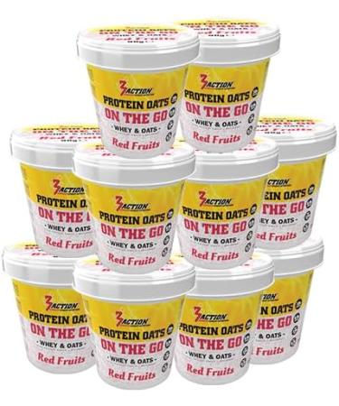 3Action Protein Oats on the Go 90g - Red Fruit - Buy Online on GoSupps.com
