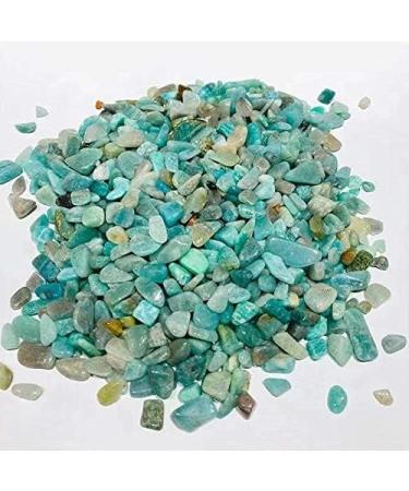 9mm-12mm Natural Gemstone Crystal Stone Amazonite Gravel Tumbled Stones 1000g Ornaments Chakra Reiki Balancing - Buy Online on GoSupps.com