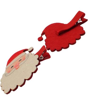 Topkids Accessories Christmas Hair Clips for Girls Hair Clips Women Cute Festive Themed Crocodile Clips Hair Pairs and Single Small Hair Clips Christmas Polar Bear and Penguin Curl Clips (Santa Claus) - Buy Online on GoSupps.com