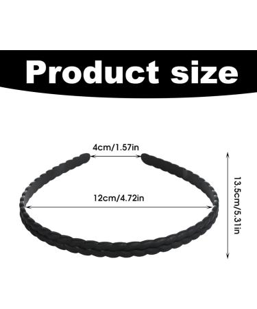 NTRUXZP 2 Pieces Simple Hair Bands Colorful Non-Slip Smooth Plastic Headbands with Teeth Headbands for Sports Jogging Bathing and Makeup for Women and Girls - Buy Online on GoSupps.com