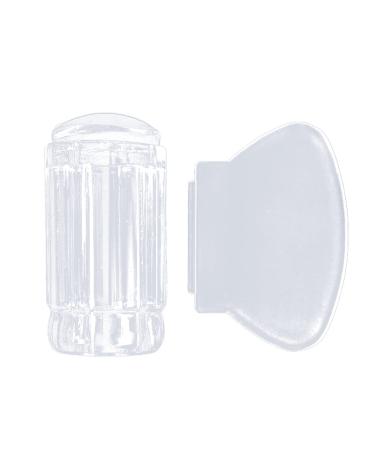 Benoon stamp nail art tool nail stamp removable works of art manufacture with scrapers silicone seal nail stamping pressure tip tools for manicure transparent