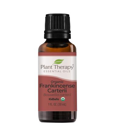 Plant Therapy Organic Frankincense Carterii Essential Oil 100% Pure USDA Certified Organic Undiluted Natural Aromatherapy Therapeutic Grade 30 mL (1 oz)
