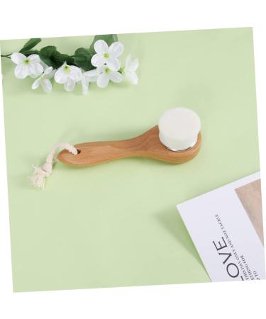 Angoily 1pc Facial Brush with Soft Bristles Pore Scrub Face Skin Cleaning Scrub Brush Skin Cleanser Face Cleaning Beauty Brush Soft Bristle Brush Makeup Remover Face Brush Bamboo - Buy Online on GoSupps.com