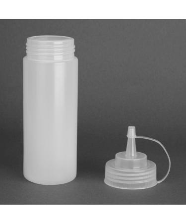 12oz Squeeze Bottle -Wide Mouth Clear Ideal for Sauce Ketchup Mustard Mayonnaise Oil Vinegar Salad Dressing (Pack of 2) 12oz (Pack of 2) Clear - Buy Online on GoSupps.com