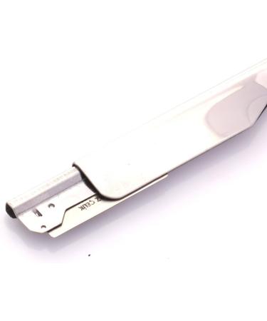 Professional Barber Straight Edge Half Blade Exchangeable Balde Barber Shaving Razors Macs Brand-50-01 (Black) - Buy Online on GoSupps.com