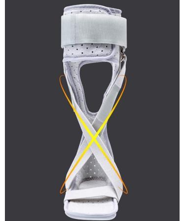 Adjustable Foot Drop Orthosis - Large Left | Foot Stabilizer & Sleep Support | International Shipping - Buy Online on GoSupps.com
