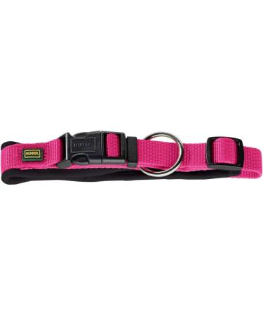 Buy Hunter Neoprene Vario Plus Neck Dog Collar | Padded Nylon | Raspberry/Black | Size M-L | International Shipping - Buy Online on GoSupps.com