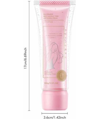 QPASRLAL Whitening Lotion Double Tube Whitening Cream Face Toning Cream Moisturizing Cream to Improve Dull Skin Tone on Body/Face - Buy Online on GoSupps.com