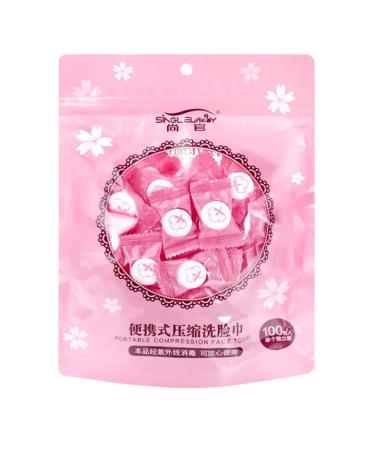 100pcs Compressed Towel Compressed Wipes