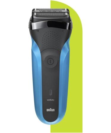 Braun Series 3 310BT Electric Razor for Men - 3-in-1 Trimmer Rechargeable Wet & Dry 30-Min Run Time Black/Blue - Ideal Beard Grooming Tool - Buy Online on GoSupps.com