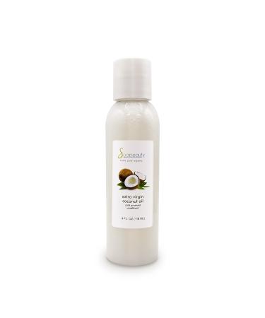 Extra Virgin Coconut Oil Cold Pressed 4 Ounce (Pack of 1)
