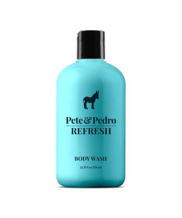 Pete & Pedro REFRESH Body Wash For Men & Women - Energizing Eucalyptus & Refreshing Rosemary Moisturizing Shower Bodywash | As Seen On Shark Tank 12.75 oz.