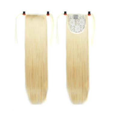 Wig Piece 18-38 Inch Straight Drawstring Ponytail Synthetic Hair Piece Pony Tail Clipped Into Hair Extension 32inches B102