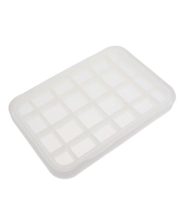 NUOBESTY 1pc Tray Silicone Mold Storage Boxes for Organizing with Lid Resin Silicone Making Mold Accessories