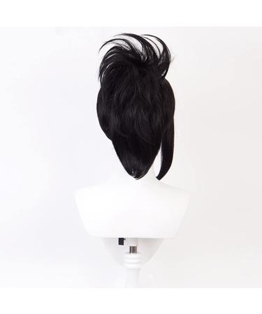 Lwiuentx MHA Cosplay Momo Yaoyorozu Black Wig with Ponytail + Free Wig Cap - International Shipping Available - Buy Online on GoSupps.com