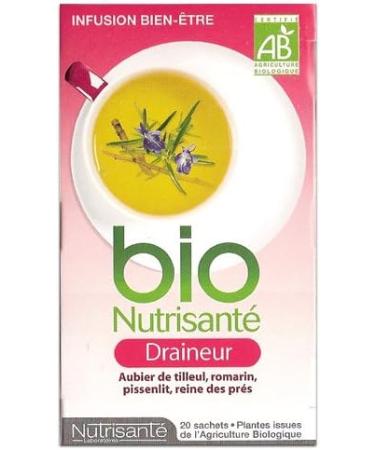 Vitavea Nutrisant Infusion Draineur Th Vert 20 Sachets Orange 20 Unit (Lot de 1) - Buy Online on GoSupps.com