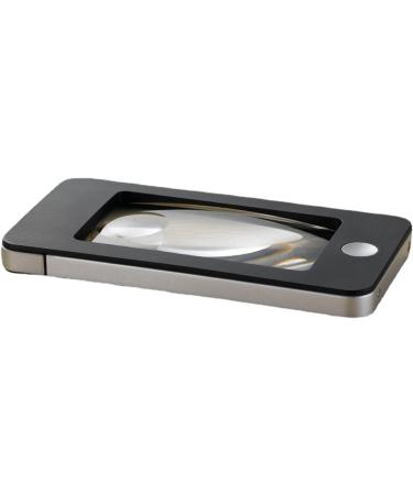 Rectangle Illuminated Magnifier Phone Appearance 4 LED Lights Magnifying Glass Portable Reading Jewelry Loupe Hand Lupa loupes jewelers loupes 100x for weed travel-cases magnifier- with light wireless - Buy Online on GoSupps.com