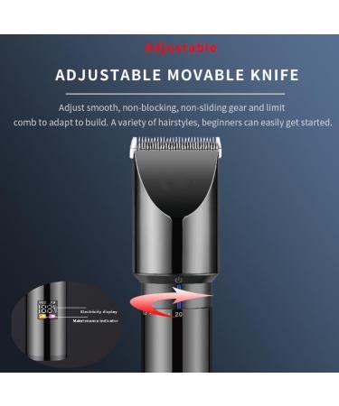 Professional Cordless Hair Clippers for Men | Adjustable Electric Beard Trimmer | International Shipping - Buy Online on GoSupps.com