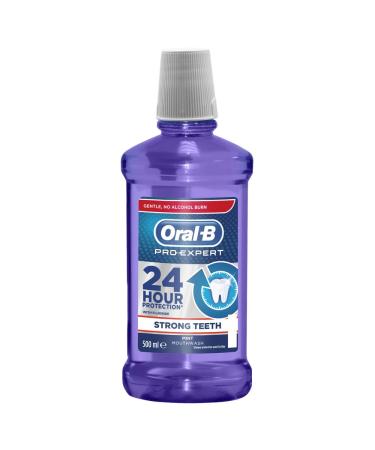 Oral-B Pro-Expert Strong Teeth Mouthwash 500ml Mint Flavour