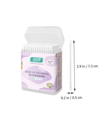 MERRYHAPY Cotton Swab Double-Headed Ear Cleaning Sticks - 2 Boxes of Cosmetic Care Buds for Perfect Ear Hygiene - Buy Online on GoSupps.com