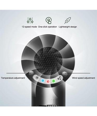 Hair Dryer 12 Wind/Temperature Modes Blow Dryer Mobile Power Rechargeable Travel Hairdryer for Outdoor/Indoor - Buy Online on GoSupps.com