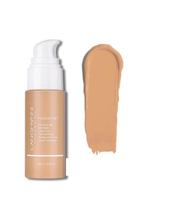 30ml Liquid Foundation Soft Matte Concealer 13 Colors Primer Base Professional Face Make Up Foundation Contour Palette (Color : 08)