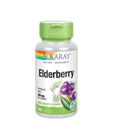 Solaray Elderberry 450 mg 100 VegCaps