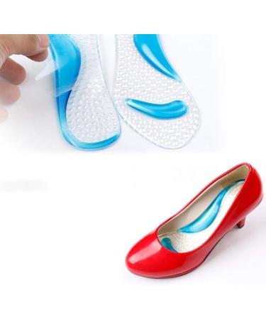 Artibetter Gel Arch Support Insoles - Non-Slip 3/4 Length Metatarsal Cushion for High Heels - Orthopedic Transparent Insoles - Buy Online on GoSupps.com