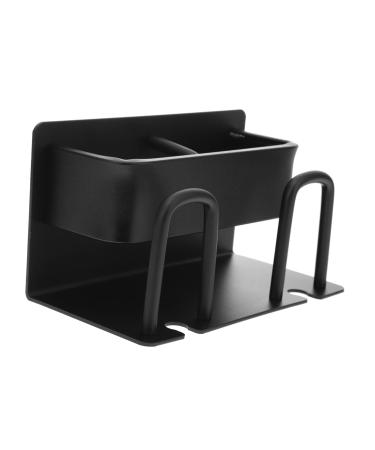 Cabilock 4 pieces toothbrush holder electrical toothbrush bathroom accessories toothbrush and toothpaste holder A fitting dance-free beverage owner space aluminum on the wall assembled