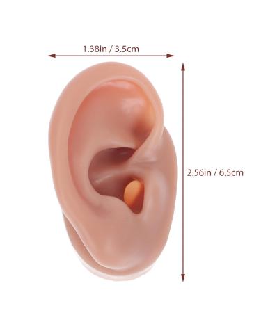 Professional Silicone Human Ear Model for Piercing Training | Kichvoe 1stk Ear Simulation Tool for Students & Teaching Aids - Buy Online on GoSupps.com