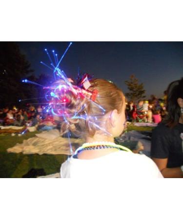 10 Pack Acooe LED Light Up Hair Barrettes for Party - Flashing Hair Accessories - Buy Online on GoSupps.com