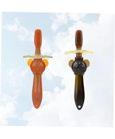 Buy Minkissy 2-in-1 Training Toothbrush & Bite Ring Tool for Infants | Safe Children's Toothbrush | International Shipping Available - Buy Online on GoSupps.com
