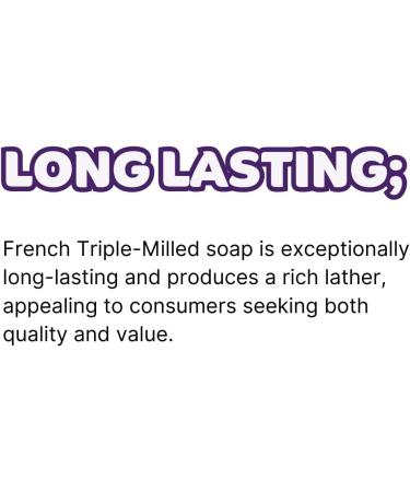Hypoallergenic Organic Bar Soap for Sensitive Skin - Vegan Fragrance-Free with Pure Lavender Oil 3 Bars Natural Ingredients - Buy Online on GoSupps.com
