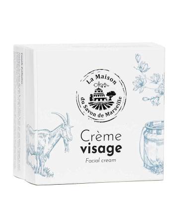 Maison du Savon de Marseille - Moisturising Face Cream with Organic Goats Milk and Argan Oil - 1.71 Oz Pot - Buy Online on GoSupps.com