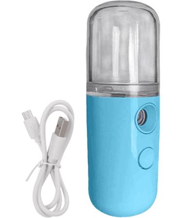 Nano Facial Steamer Traveling Small Cordless Face Humidifier Small Travel Face Steamer Travel Cordless Face for Traveling Dorm Blue - Buy Online on GoSupps.com