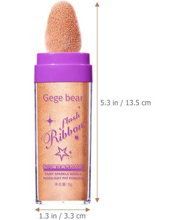 FOMIYES 3pcs Highlight Pat Powder Glitter Highlighter Face Powder Compact Body Glitter for Girl Flash Makeup - Buy Online on GoSupps.com