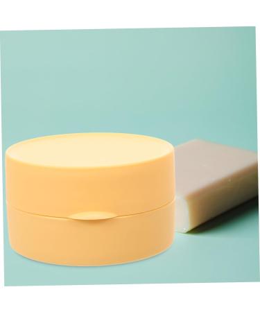 Ciieeo Box Portable Soap Box Soap Holder Travel Bar Soap Container Travel Soap Case Portable Soap Case Portable Soap Container Soap Dishes Soap Containers Soap Dispenser Pp With Cover Yellow 8.00X8.00X4.50CM - Buy Online on GoSupps.com