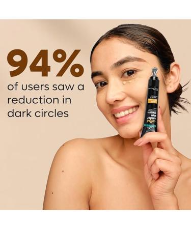 Co-ffee Under Eye Cream Gel for Dark Circles & Fine Lines | 94% Reduced Dark Circles | Cooling Massage Applicator | Caffeine for Puffiness | Unisex - 15 gm - Buy Online on GoSupps.com