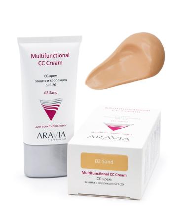 ARAVIA CC Cream SPF 20 - Multifunctional Face Cream Sand Tone 50ml | International Shipping - Buy Online on GoSupps.com