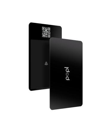 Popl Metal Digital Business Card - Smart NFC Networking Card - Tap to Share - iPhone & Android (Metal Black)