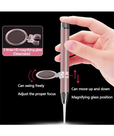 ZYZMH LED Flashlight Earpick Endoscope Spoon Cleaner with Magnifier for Ear Wax Removal - Buy Online on GoSupps.com