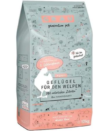 GRAU The Original Dog/Puppy Food, Poultry, Pack of 1 (1 x 12 kg), Gluten Free, For Puppies