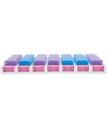 28 Compartment Medicine Organizer - 7 Days 4 Times Daily - Easy Push Button for Elderly Medication Management - Buy Online on GoSupps.com