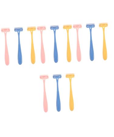 Beavorty 12 pth manual hair removal meter razor for body hair for body hair Razor armpit razor bikini hair cutters hair removal for women shapes mini paragraph 10x2.5cmx4pcs such as shown