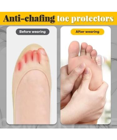 Silicone Anti-Friction Toe Protector - 2024 Gel Little Toe Sleeves for Women | Breathable Airflow Separators (20pc - Buy Online on GoSupps.com