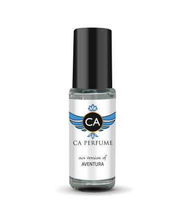 CA Perfume Impression of Aventura for Men Perfume Oil Chypre Fruity Scent Long Lasting Cologne for Men Travel Size Mini Perfume Sample TSA Ready Body Oil Roll-on 0.14 Fl Oz 4ml Critt Aventura Impression