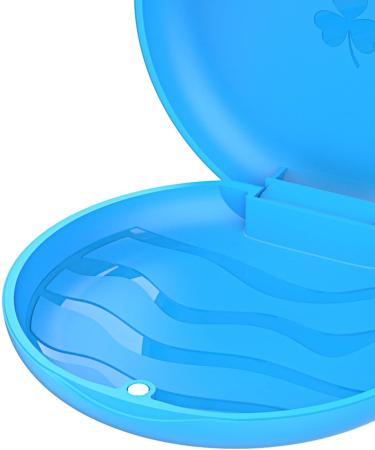 ARGOMAX Braces Box - Dento Box & Splint Box for Bite Splints & Night Guards - 2 Piece KFO Box (Light Blue) - International Shipping - Buy Online on GoSupps.com
