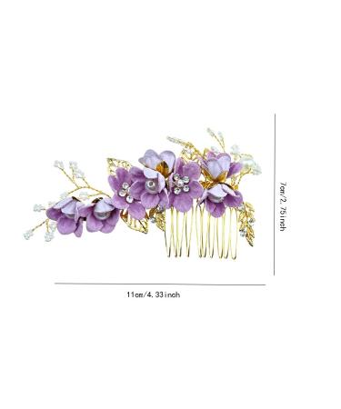 Crystal Pearl Rhinestone Bridal Hair Comb - Elegant Wedding Headpiece for Women - Buy Online on GoSupps.com
